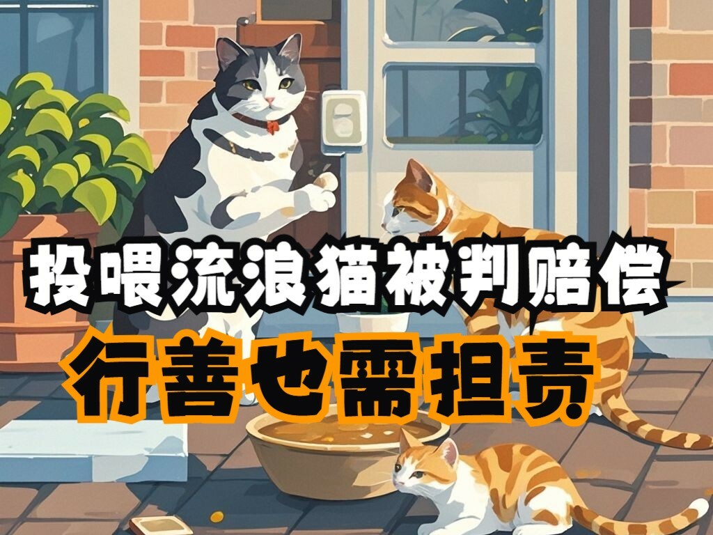 流浪猫挠伤人，投喂者是否需要赔偿？法律解析