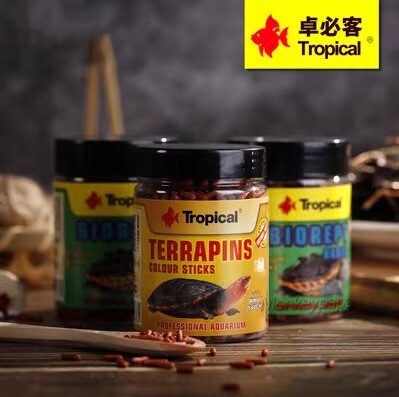 卓必客 Tropical 龟粮水龟半水龟饲料发色增色官方授权